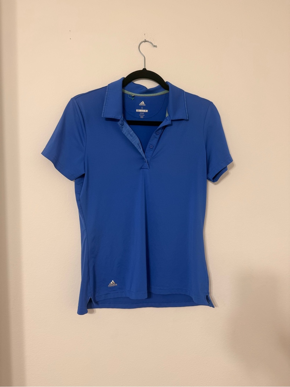 adidas Women's Royal Blue Short Sleeve Polo